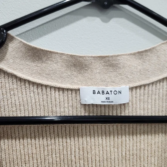 Aritzia Babaton Sydney Sweater Vest Camel Beige - Picture 2 of 5